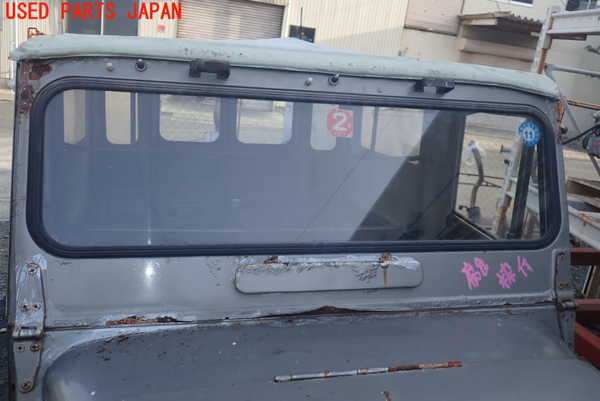 本日限定値下げ昭和三菱ジープＪ24.44ガラスパネルとパーツセット 1UPJ-74601195]三菱ジープ(J24)フロントガラス 中古 の商品画像