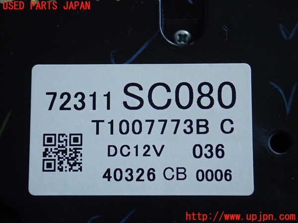 2UPJ-81736066]インプレッサ WRX-STi(GVF)エアコンスイッチ1 中古_m0003.jpg