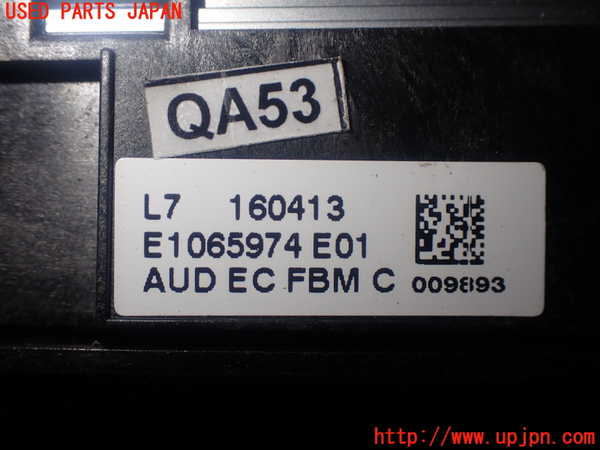1UPJ-85496311]BMW 320i グランツーリスモ F34(3X20)スイッチ6 (オーディオ) 中古_m0004.jpg