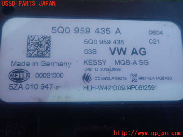2UPJ-93396146]VW ゴルフ ヴァリアント(AUCHP)コンピューター1 (Keyless キーレス) 中古_m0004.jpg