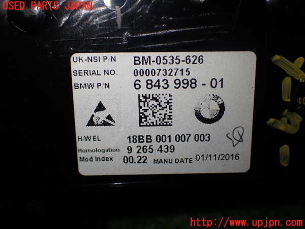 1UPJ-94276170]BMW ミニ(MINI)クーパー(XS15　F55)スピードメーター 中古_m0004.jpg