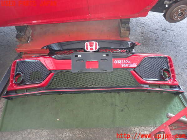 Y11289 FK8 シビック タイプR フロントバンパー フェイス カバー パール 71100-TGH-ZZ00