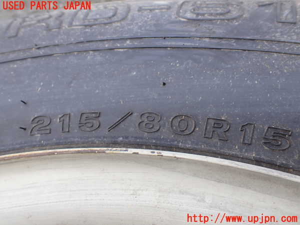 1UPJ-14599028]三菱ジープ(J36)タイヤ　ホイール　1本③ 215/80R15 中古_m0003.jpg