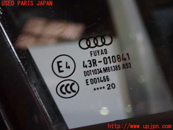 5UPJ-14691230]アウディ・A1 スポーツバック(GBDKL)右前ドア FUYAO M61385 中古_m0004.jpg