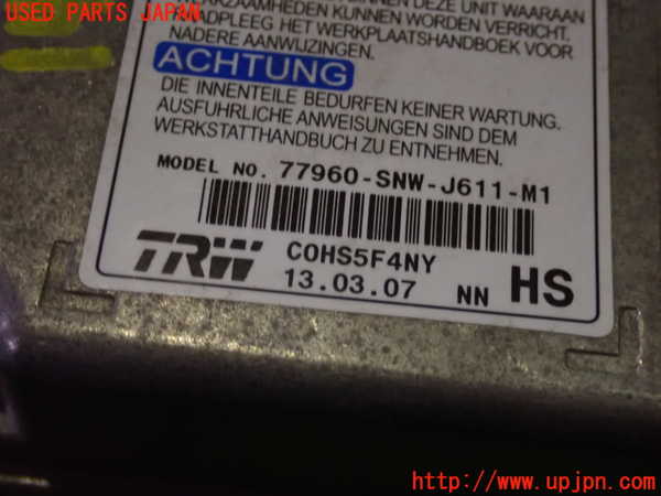 5UPJ-14906145]シビック タイプR 前期(FD2)エアバッグコンピューター 中古_m0002.jpg