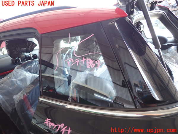 5UPJ-17421382]BMW ミニ(MINI)ジョンクーパーワークス(JCW) クロスオーバー(XDJCW)左クォーターガラス 中古　【R60】_m0002.jpg