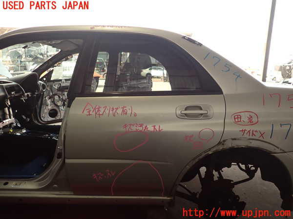 5UPJ-17541320]インプレッサ WRX-STi(GDB)左後ドア 中古 CGS M264 43R-005166_m0001.jpg
