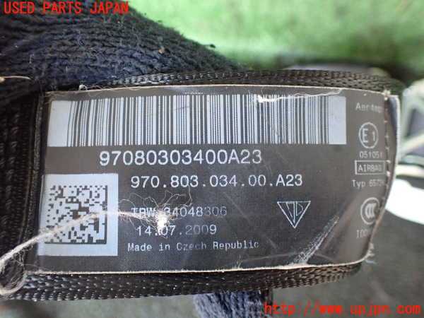 5UPJ-17617075]ポルシェ・パナメーラ 4S(970M48A)助手席シートベルト 中古_m0002.jpg