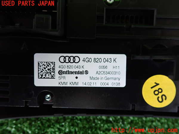 2UPJ-18096066]アウディ・A7 スポーツバック(4GCGWC)エアコンスイッチ1 中古_m0003.jpg