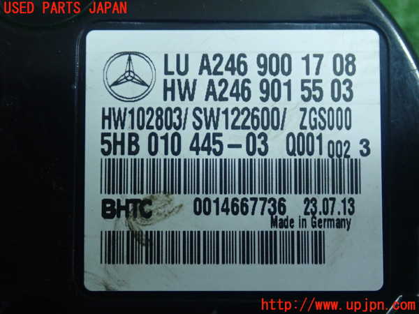 5UPJ-18176066]ベンツ A180 V177(176042)エアコンスイッチ1 中古_m0003.jpg