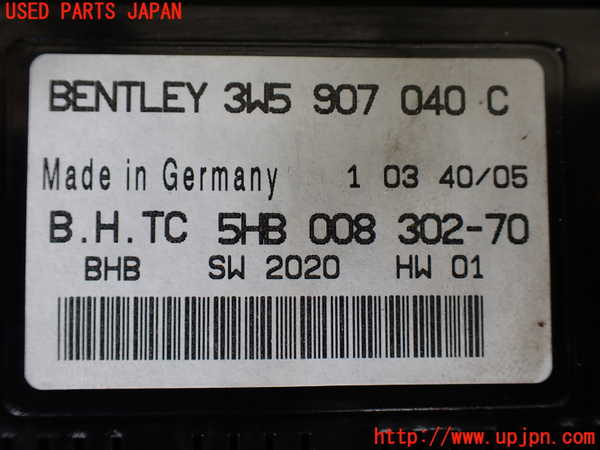 5UPJ-18346146]ベントレー・コンチネンタル・フライング・スパー(BSBEB)コンピューター1 3W5 907 040 C 中古_m0002.jpg