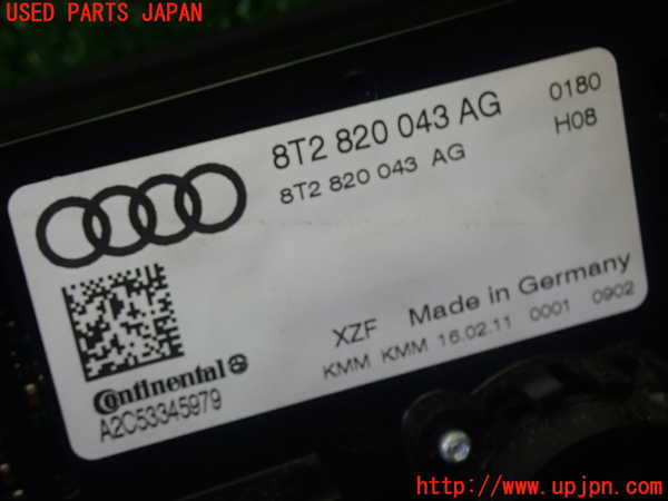 1UPJ-18546066]アウディ・S4(8KCAKF)エアコンスイッチ1 中古_m0004.jpg