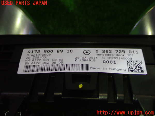 5UPJ-18846170]ベンツ SLK200(172448 R172)スピードメーター 中古_m0002.jpg