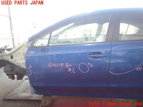5UPJ-18951260]WRX STI E型(VAB)左前ドア 中古 AGC M2H4U 43R-00034_m0001.jpg
