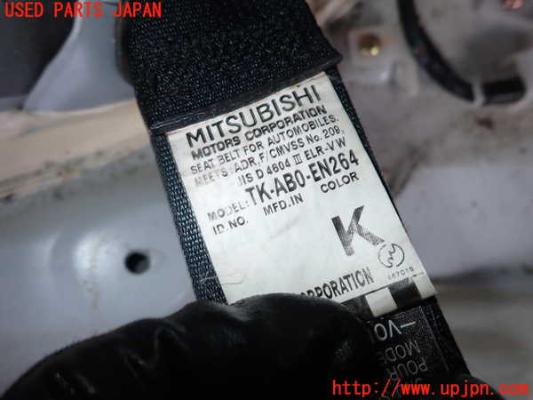 5UPJ-18967185]ランエボワゴン(CT9W)左2列目シートベルト 中古_m0002.jpg