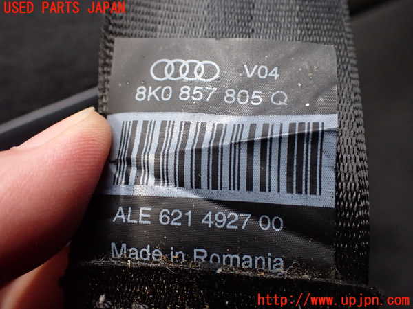 2UPJ-19047155]アウディ・S4 アバント(8KCGWF)右2列目シートベルト 中古_m0002.jpg