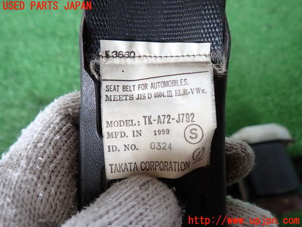 5UPJ-19057075]シビック タイプR 1999y(EK9)助手席シートベルト 中古_m0002.jpg