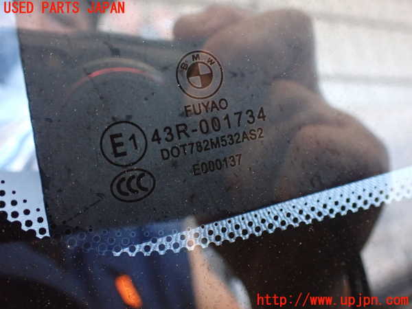 5UPJ-19061382]BMW X1 F48(HT20)左クォーターガラス 中古 FUYAO M532 43R-001734_m0002.jpg