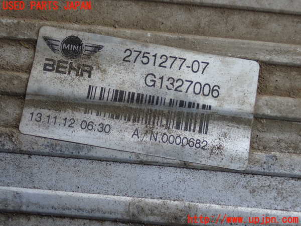 5UPJ-19302451]BMW ミニ(MINI)ジョンクーパーワークス(JCW)(SUJCW)(R56)インタークーラー1 中古_m0004.jpg