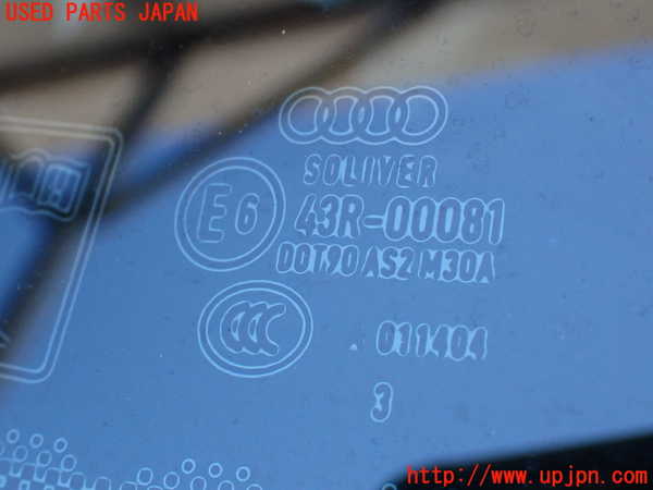 2UPJ-19331380]アウディ・A7 スポーツバック(4GCGWC)右クォーターガラス (43R-00081) 中古_m0002.jpg