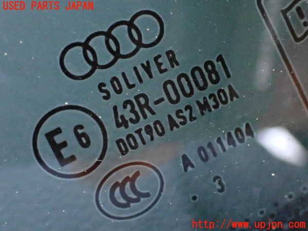 2UPJ-19331382]アウディ・A7 スポーツバック(4GCGWC)左クォーターガラス (43R-00081) 中古_m0002.jpg