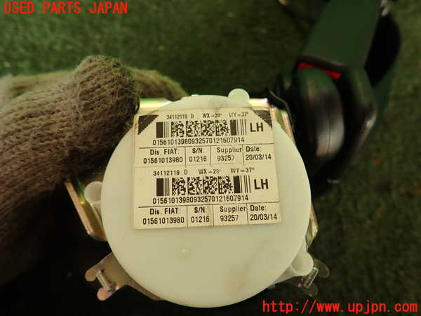 5UPJ-19677185]アルファロメオ・ジュリエッタ(940141)左2列目シートベルト 中古_m0004.jpg
