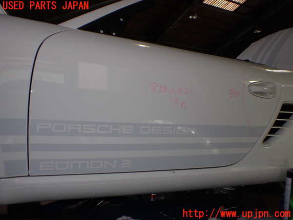 5UPJ-19731260]ポルシェ・ボクスター(98722)左ドア SEKURIT M24100 中古_m0001.jpg