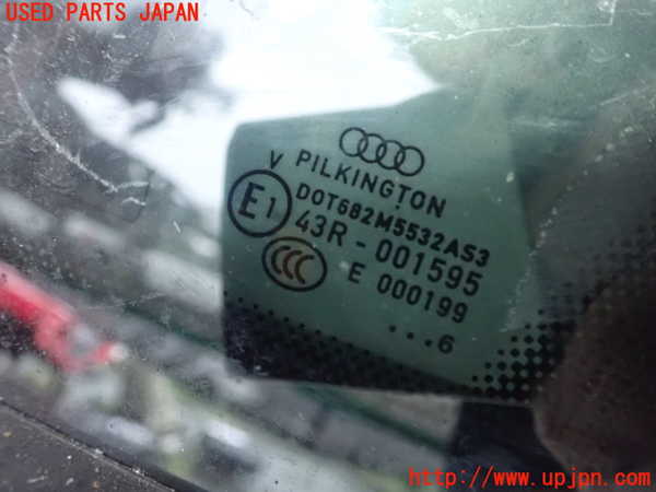 5UPJ-19951380]アウディ・S1 スポーツバック(8XCWZF)右クォーターガラス 43R-001595 中古_m0002.jpg