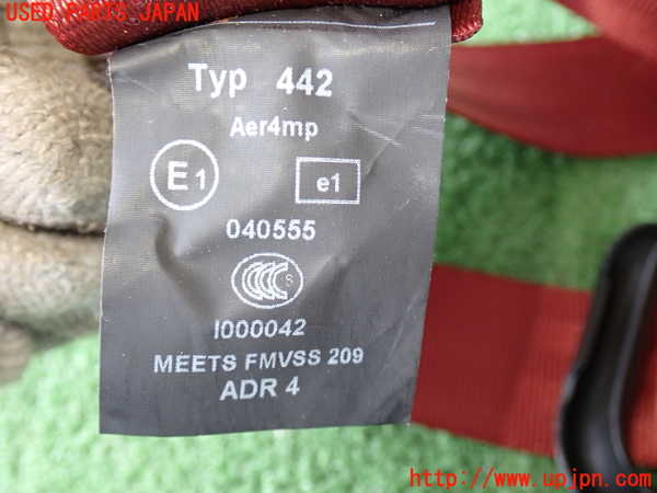 5UPJ-20157155]ベントレー・コンチネンタル・GT(BCBEB)右2列目シートベルト 中古_m0003.jpg