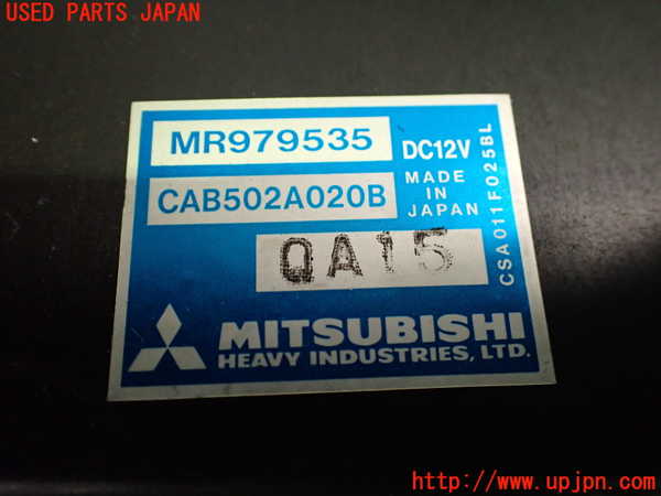 5UPJ-20166066]ランエボ7 GT-A(CT9A)エアコンスイッチ1 中古_m0003.jpg