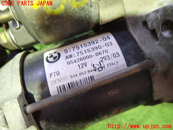 5UPJ-20246010]BMW Z4 (E85) ロードスター(BT30)セルモーター 中古_m0002.jpg