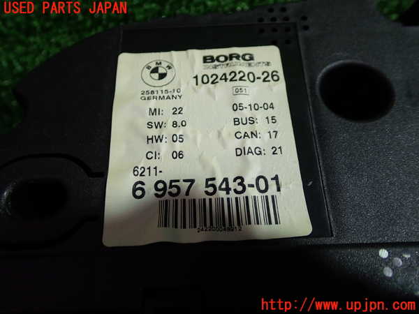 5UPJ-20246170]BMW Z4 (E85) ロードスター(BT30)スピードメーター 中古_m0002.jpg