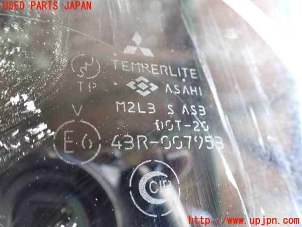5UPJ-20271560]ランエボ7 GT-A(CT9A)リアガラス 中古 ASAHI M2L3 43R-007953_m0002.jpg