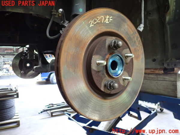 5UPJ-20274295]ランエボ7 GT-A(CT9A)左フロントナックルハブ 中古_m0002.jpg