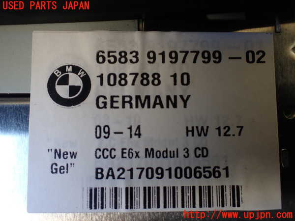 1UPJ-20326480]BMW 650i クーペ(EH48 E63)CDプレーヤー (DVD) 中古_m0004.jpg