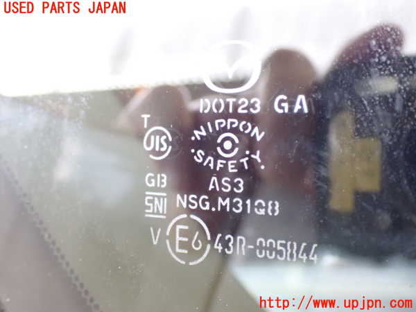 5UPJ-20351380]CX-5(KF2P)右クォーターガラス 中古(43R-005844 M31Q8)_m0002.jpg
