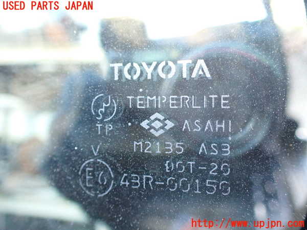 5UPJ-20451382]ハイラックスサーフ(RZN185W)左クォーターガラス 43R-00150 中古_m0002.jpg