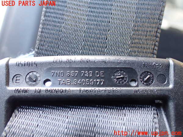 5UPJ-20507155]ポルシェ・カイエン S ハイブリッド(92ACGE)右2列目シートベルト 中古_m0002.jpg