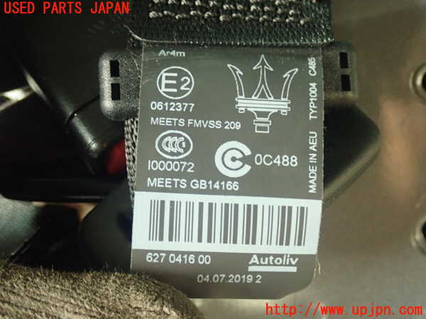 2UPJ-20697155]マセラティ・ギブリ(MG30C)右2列目シートベルト 中古_m0002.jpg