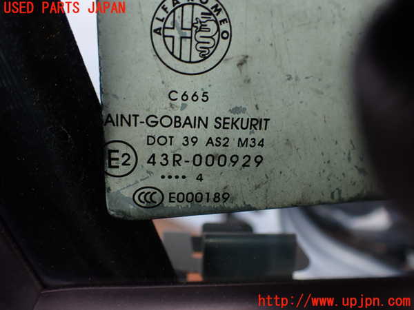 2UPJ-20731230]アルファロメオ・ジュリエッタ(940141)右前ドア 中古 SAINT-GOBAIN SEKURIT M34 43R-000929_m0002.jpg