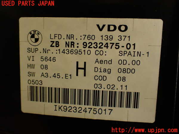 2UPJ-20776170]BMW 335i クーペ(KG35)(E92)スピードメーター 中古_m0004.jpg