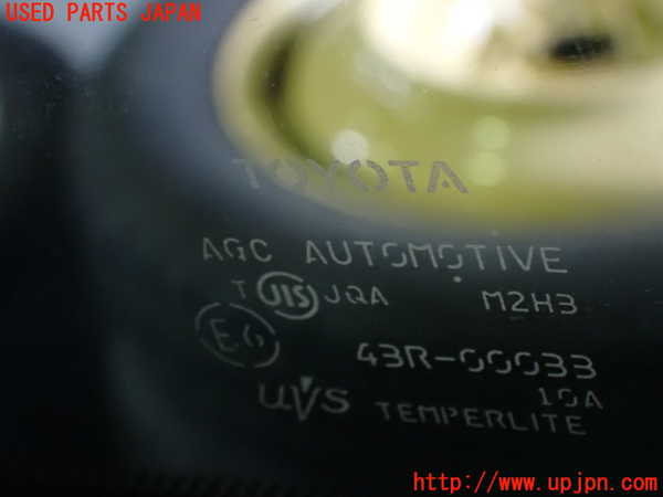 5UPJ-20831200]アルファード(GGH20W)右フロント三角窓ガラス 43R-00033 中古_m0002.jpg