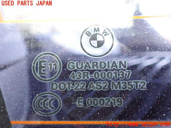 1UPJ-20921382]BMW X5 E70(ZW30S)左クォーターガラス GUARDIAN M35T2 中古_m0002.jpg