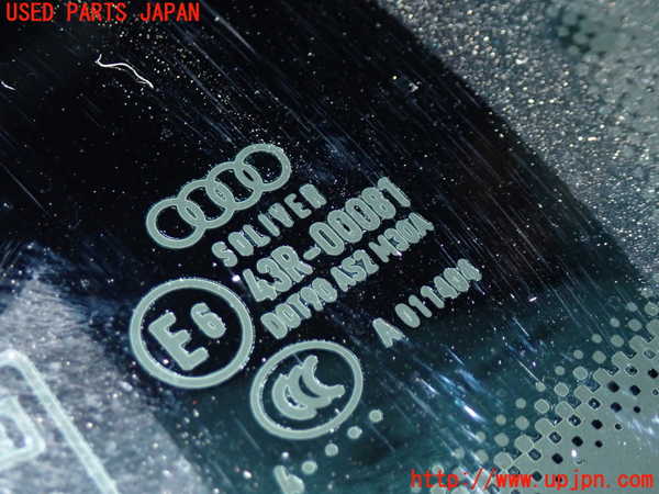 1UPJ-20961380]アウディ・A7 スポーツバック(4GCREC)右クォーターガラス 中古_m0002.jpg