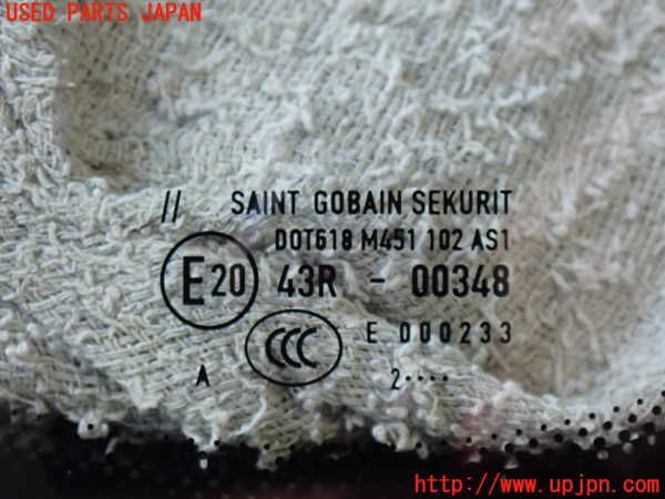 2UPJ-21031195]ポルシェ・カイエン(92AM5502A)フロントガラス 43R-00348 M451 中古_m0004.jpg