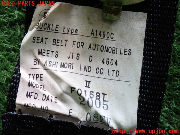2UPJ-21107135]インプレッサ WRX-STi F型(GDB)真中2列目シートベルト 中古_m0003.jpg