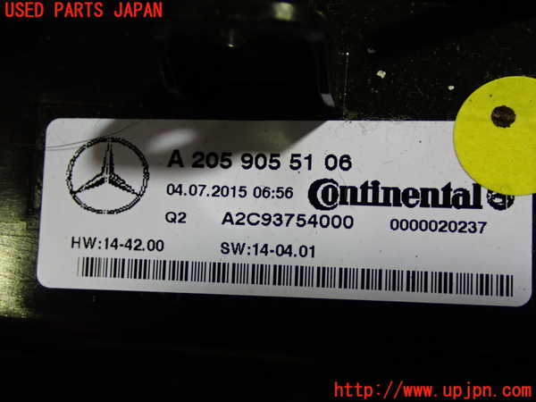 5UPJ-21246066]ベンツ C180 ステーションワゴン(205240C S205)エアコンスイッチ1 中古_m0002.jpg