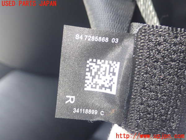 1UPJ-21357155]BMW 523i ツーリング(XL20 F11)右2列目シートベルト 中古_m0002.jpg