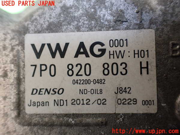 1UPJ-21396025]ポルシェ・カイエン S ハイブリッド(92ACGE)エアコンコンプレッサー 中古_m0003.jpg