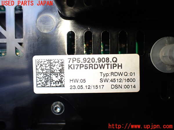 1UPJ-21396170]ポルシェ・カイエン S ハイブリッド(92ACGE)スピードメーター 中古_m0004.jpg